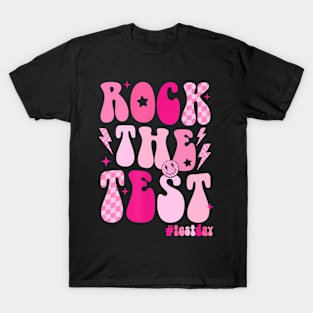 Retro Motivational Teacher Student Pink T-Shirt